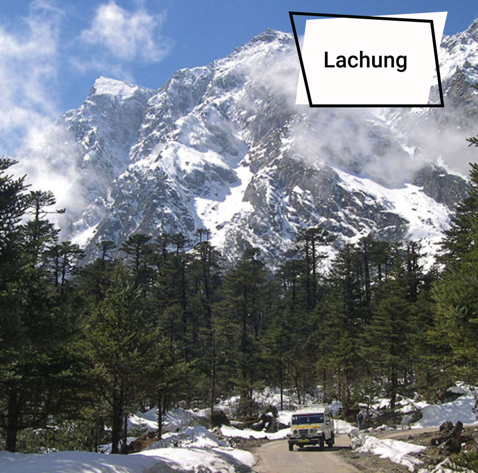 north east india tour itinerary, lachung